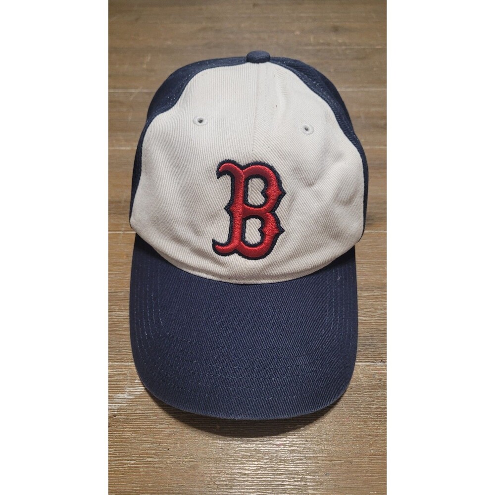 Boston Red Sox MLB Baseball Cap Hat Navy Off White Fan Favorite Youth Adjustable